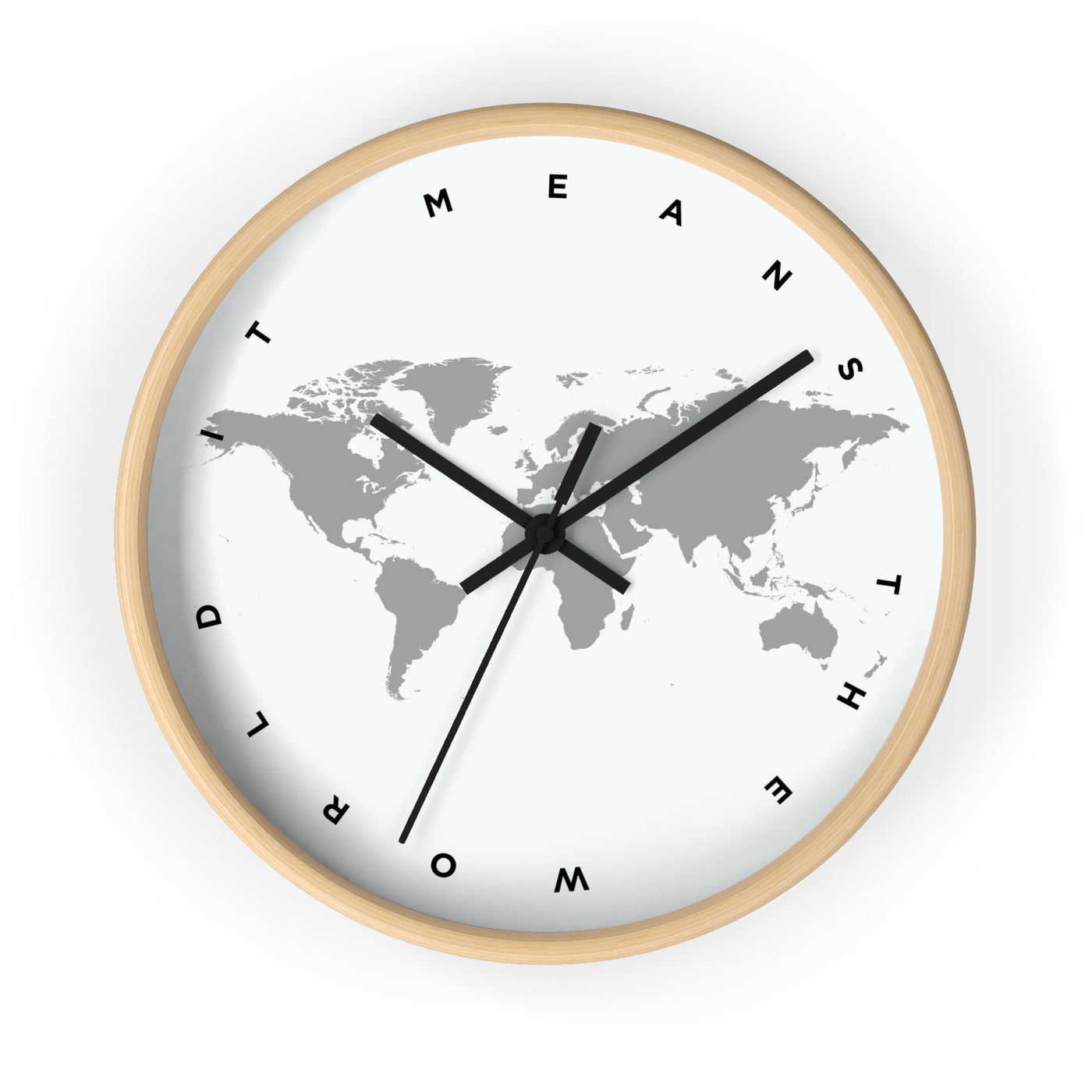 08L It Means the World WALL CLOCK
