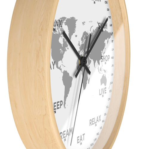 08L Where and What WALL CLOCK - 08 Left