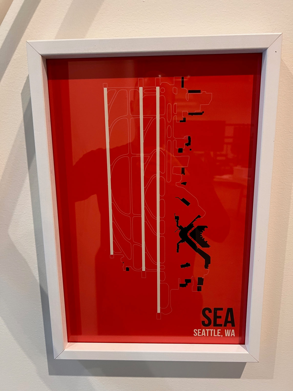 SEA Seattle 12 x 18 Framed Print Clearance, the actual item