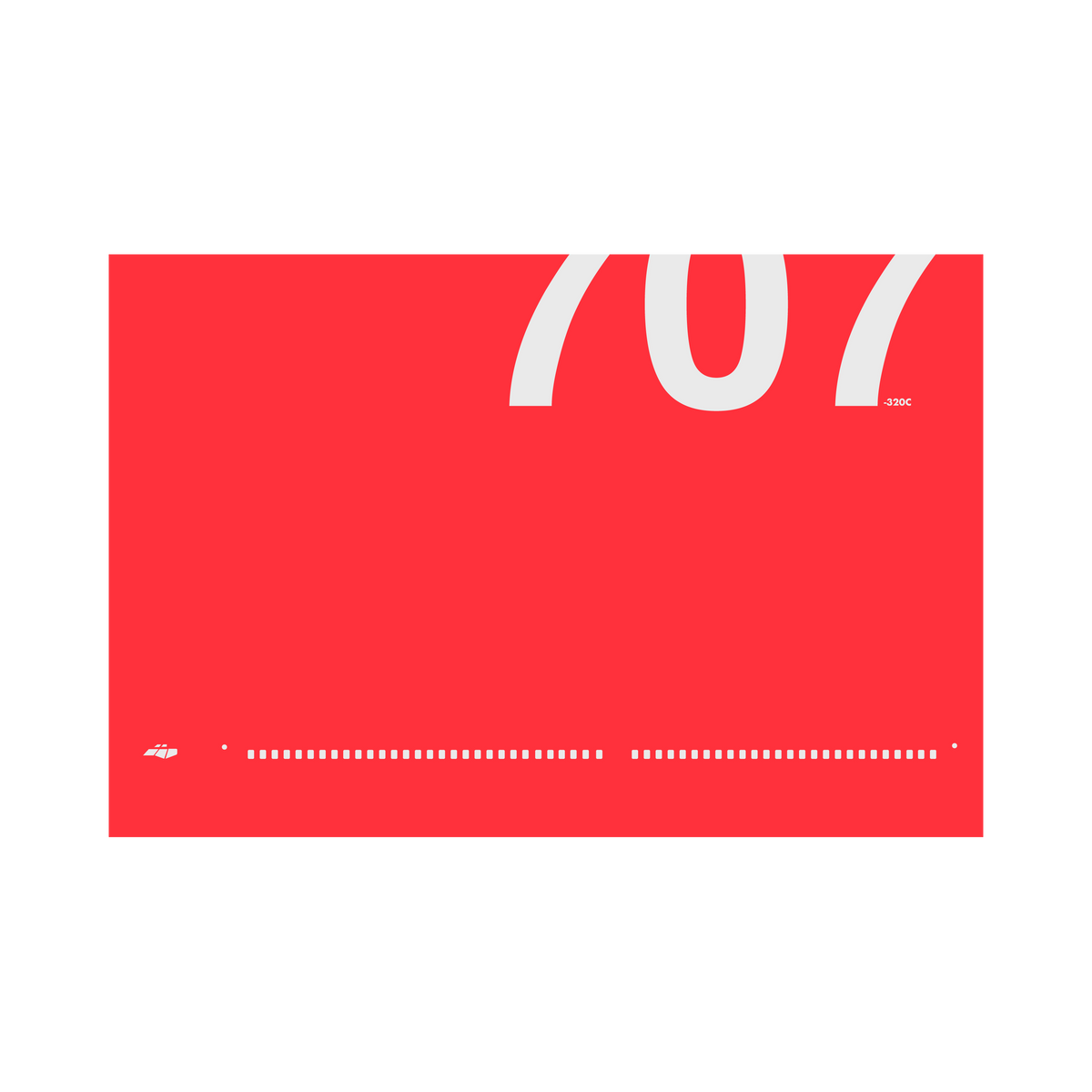 707-320C Windows, gray on red poster by 08 Left