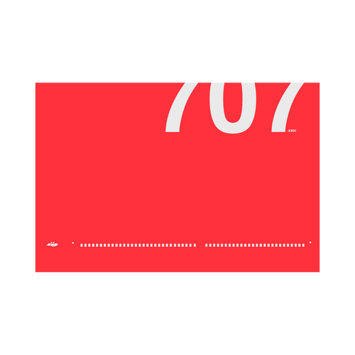 707-320C Windows, gray on red poster by 08 Left