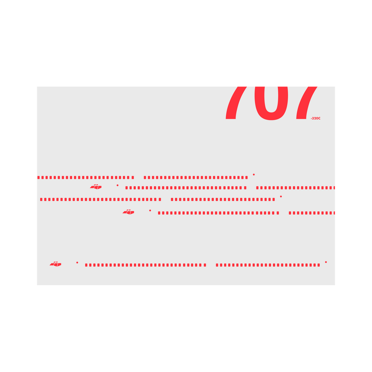 707-320C Windows, red on gray poster by 08 Left