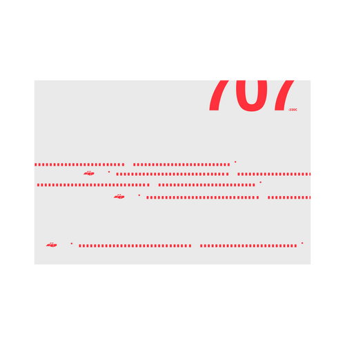 707-320C Windows, red on gray poster by 08 Left