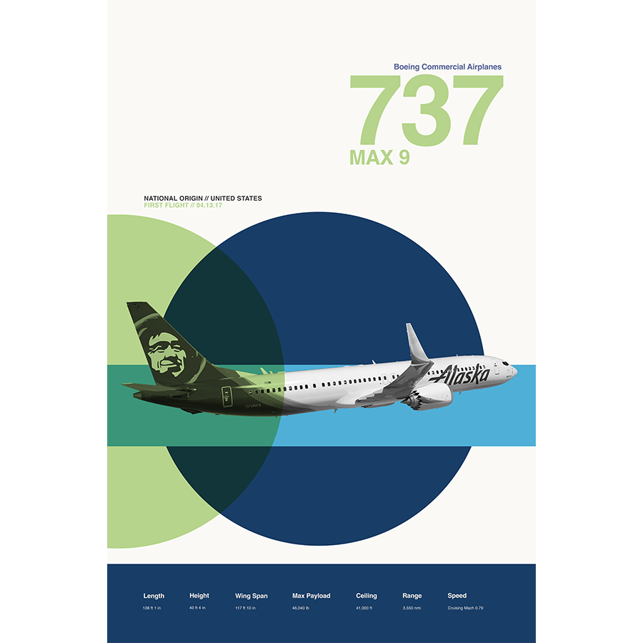 737 Max 9 - 08 Left
