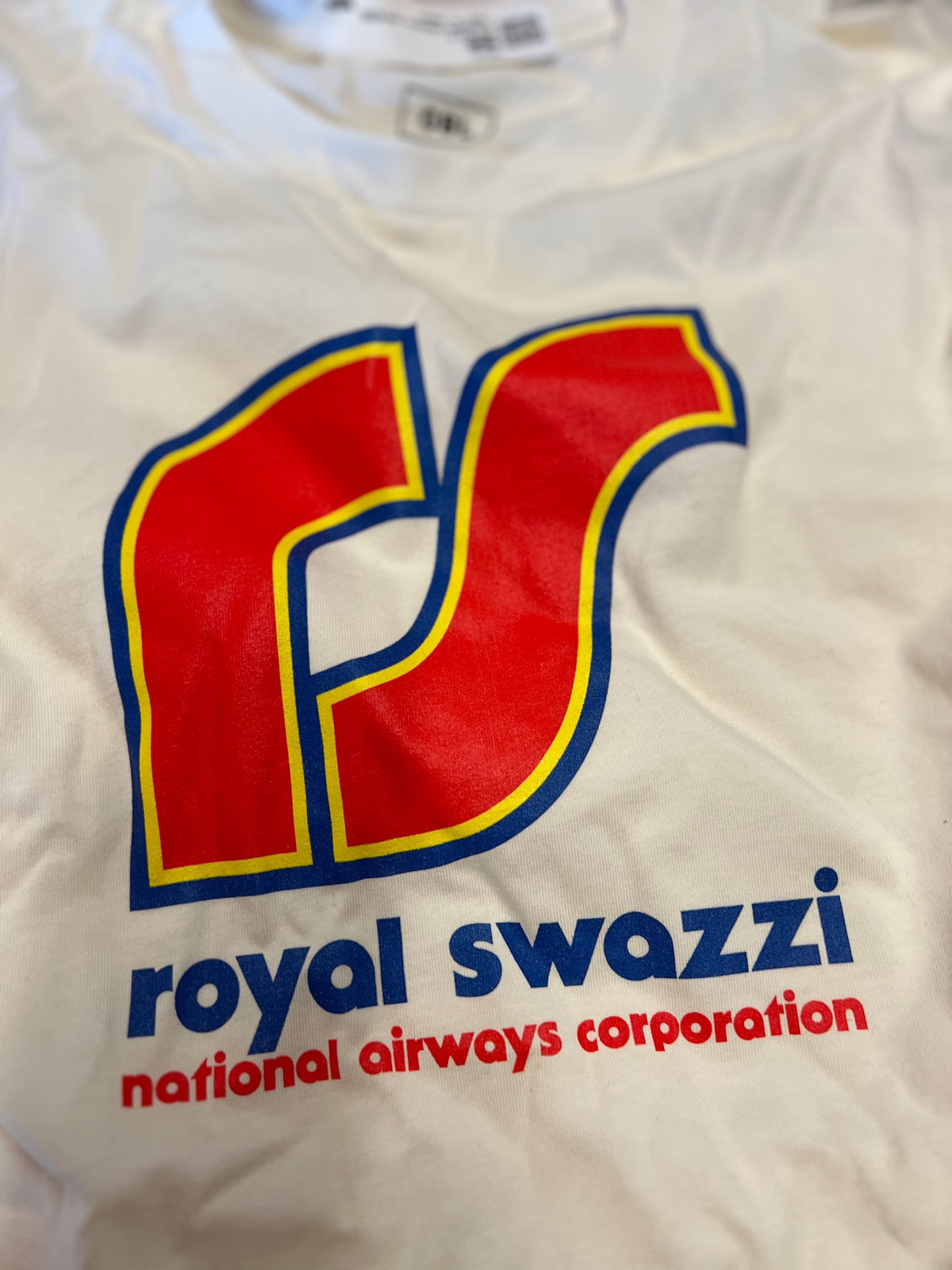 Royal Swazi National Airways Tee Clearance, the actual item