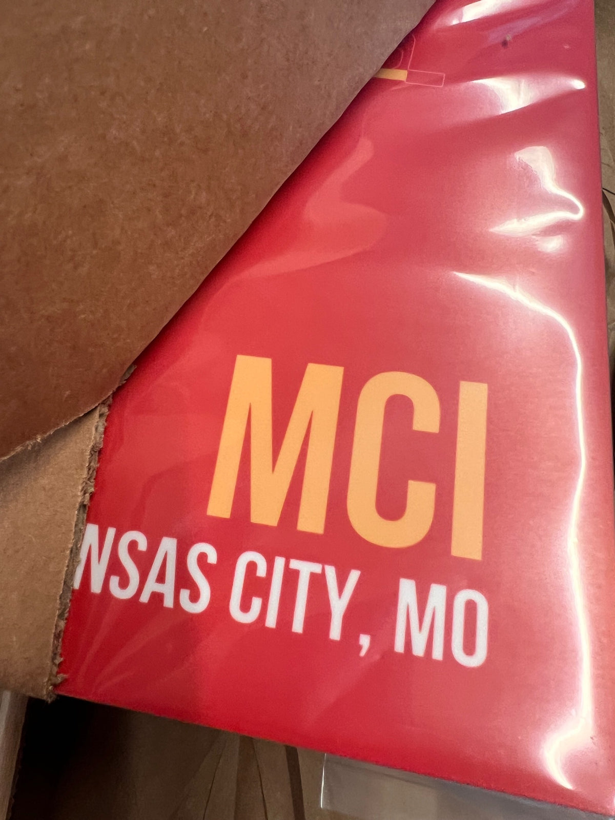 MCI Kansas City 12 x 18 Metal Clearance, the actual item