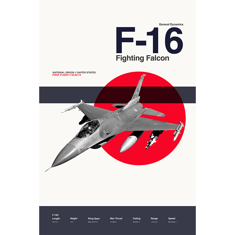 F - 16 - 08 Left
