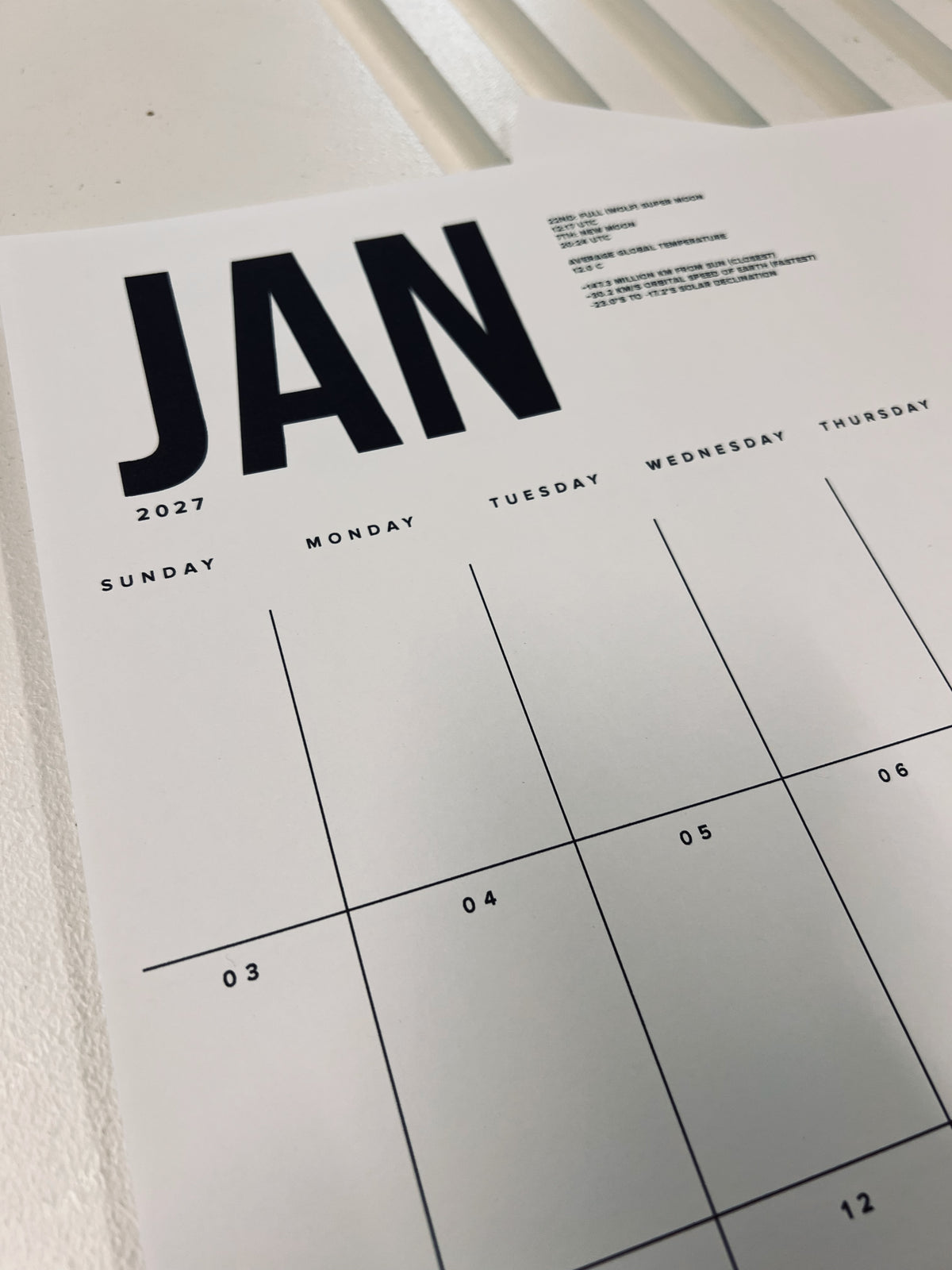 08 Left Wall Calendar