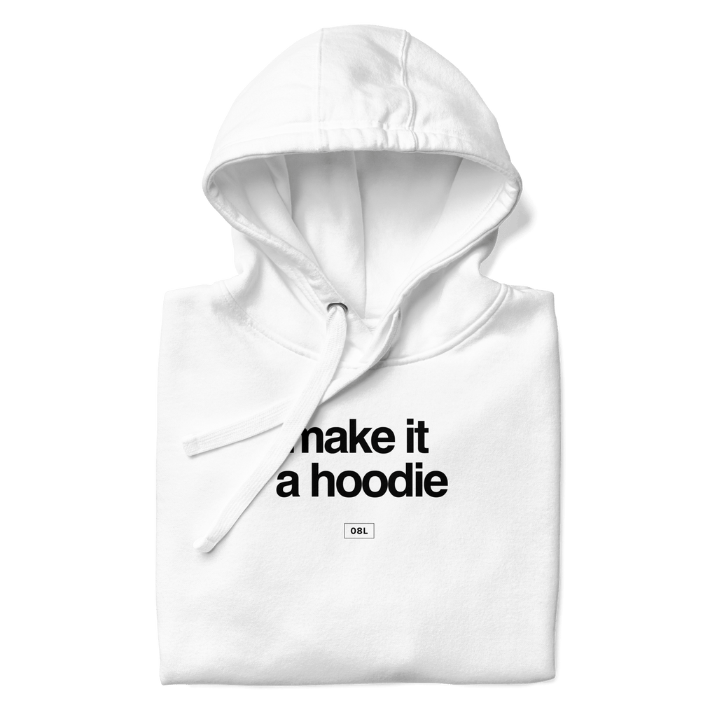 ADD A HOOD! (white) - 08 Left