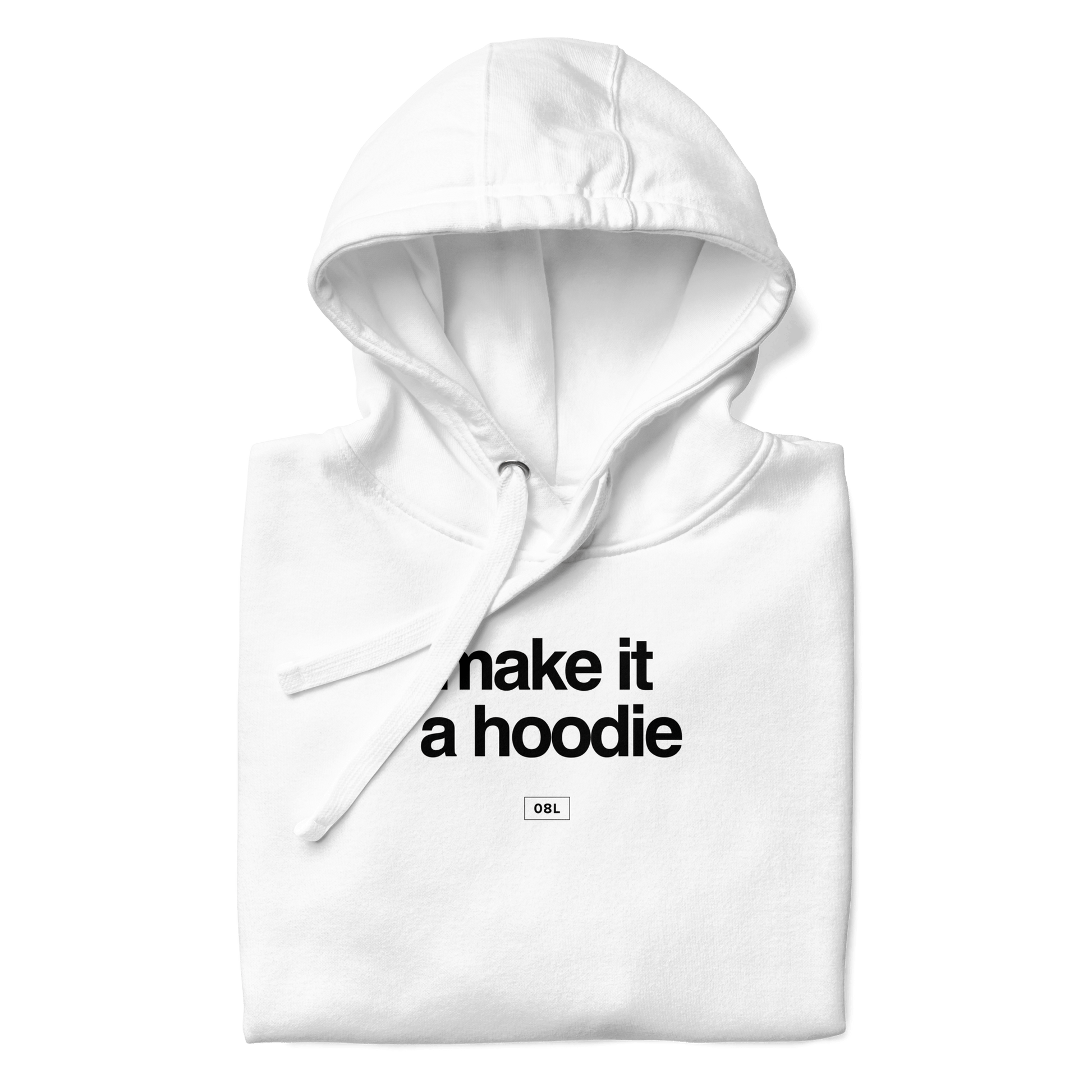 ADD A HOOD! (white) - 08 Left