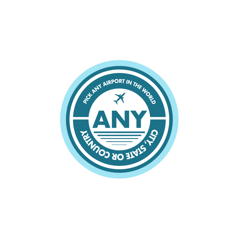 ANY AIRPORT Sticker - 08 Left