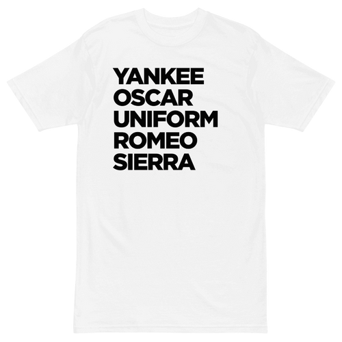 ANY Word Custom Premium Tee - 08 Left