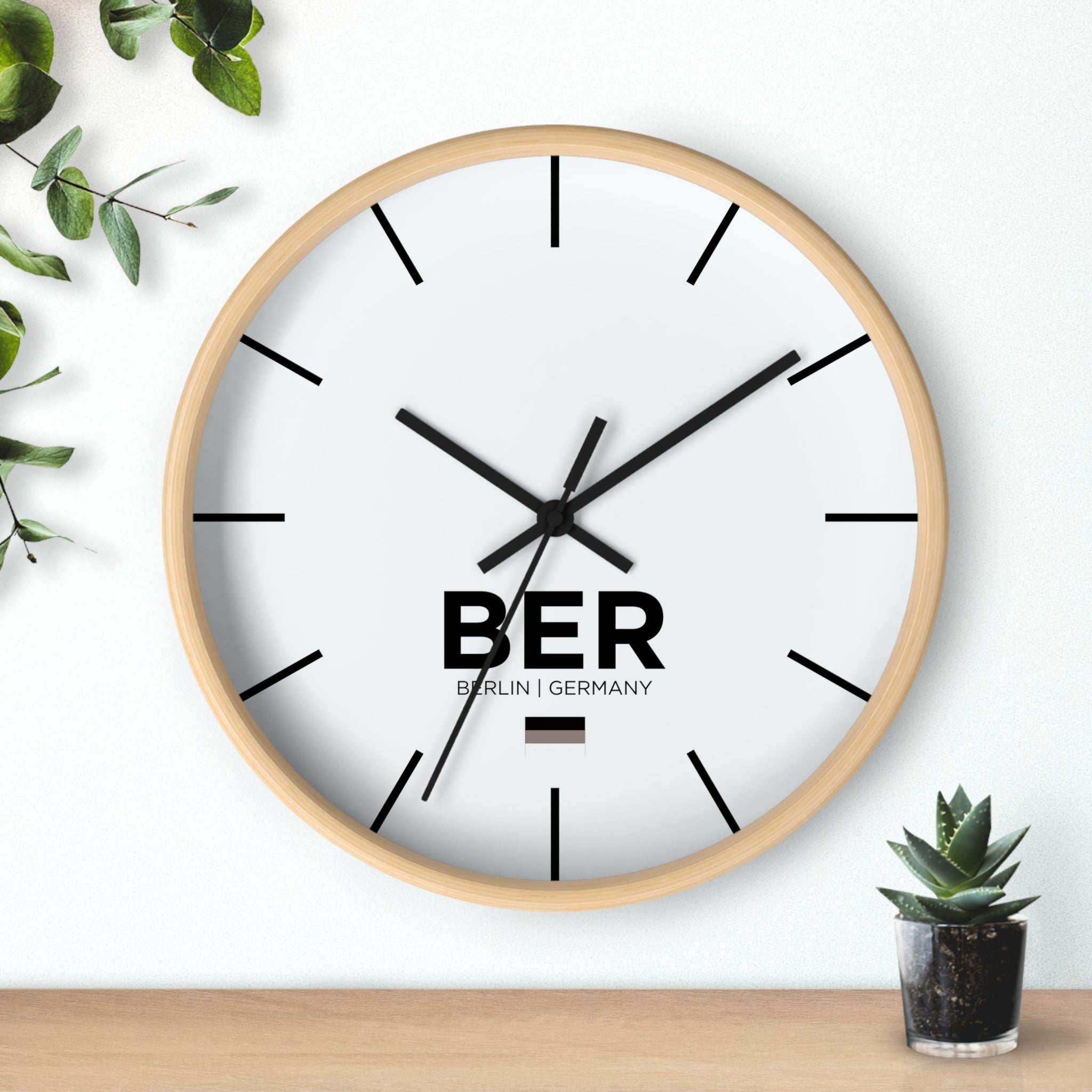 BER WALL CLOCK - 08 Left