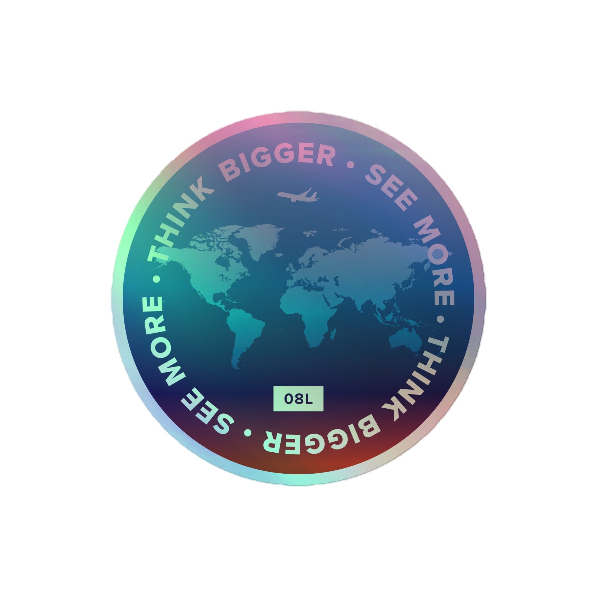 Bigger Holographic Sticker - 08 Left
