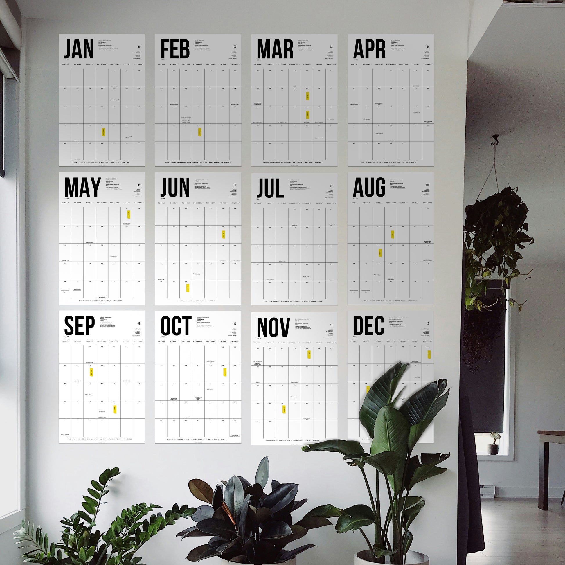 08 Left Wall Calendar