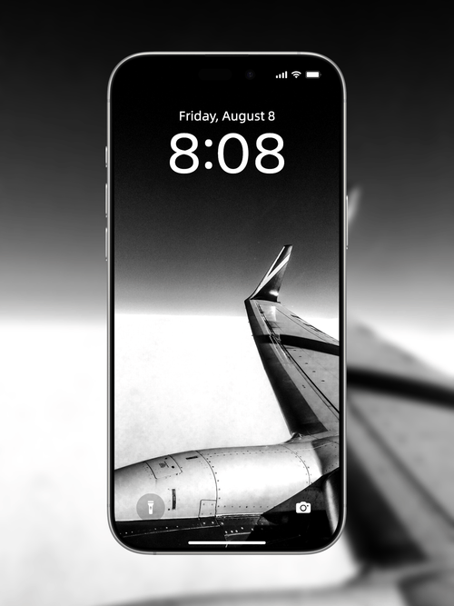 Cloud Line Wallpaper - 08 Left