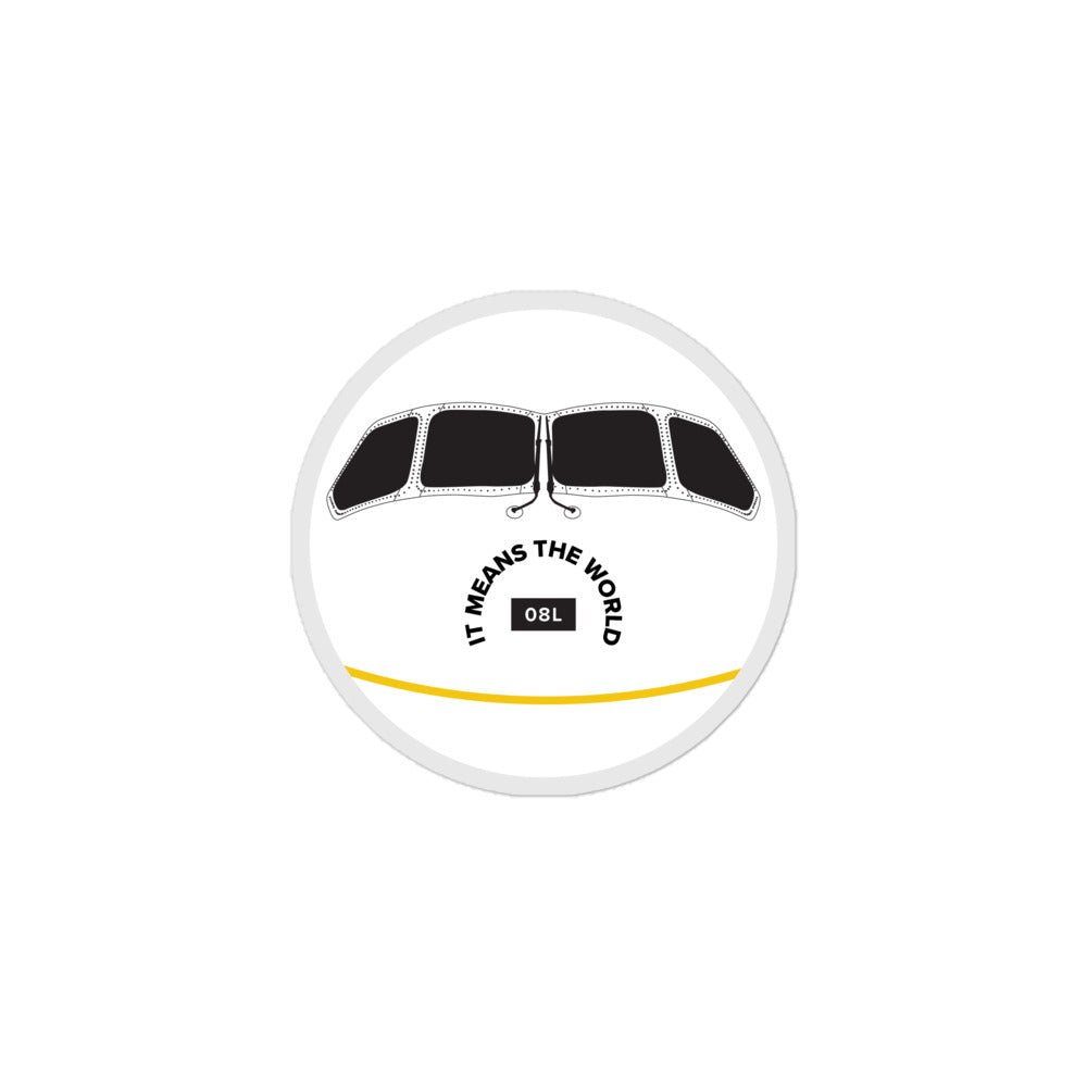 Cockpit Sticker - 08 Left