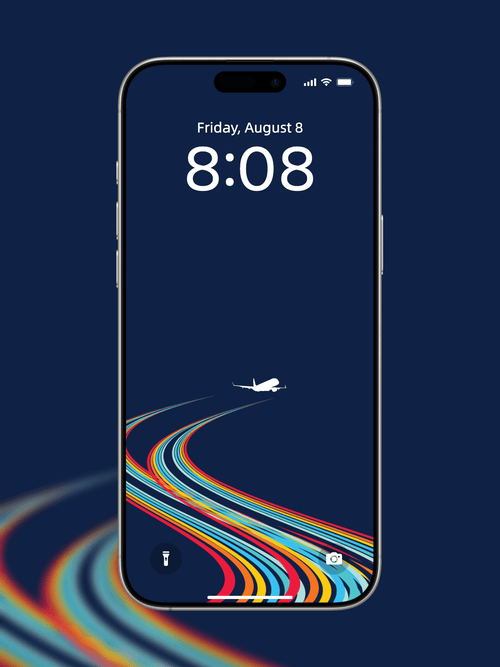 Contrails Wallpaper - 08 Left