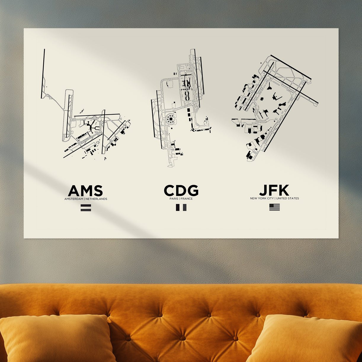 Custom Three Airports