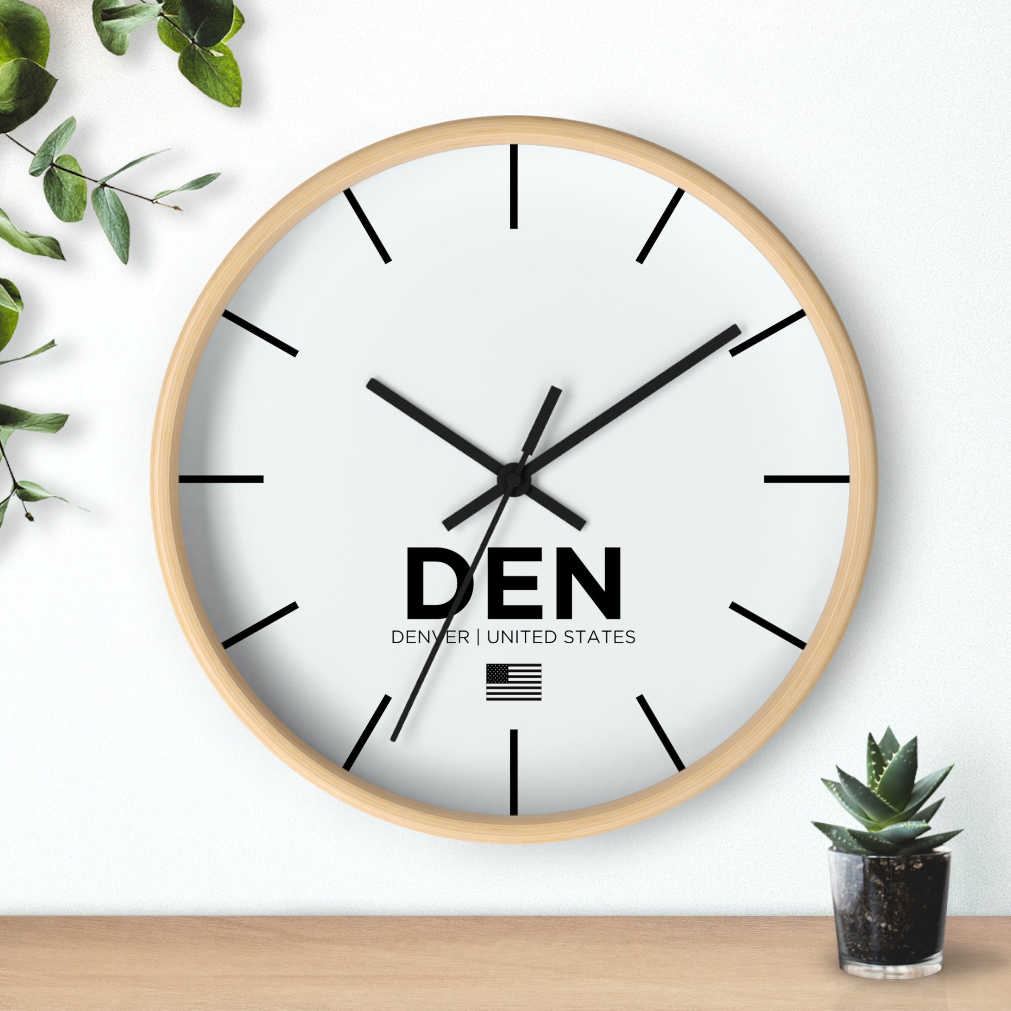 DEN WALL CLOCK - 08 Left