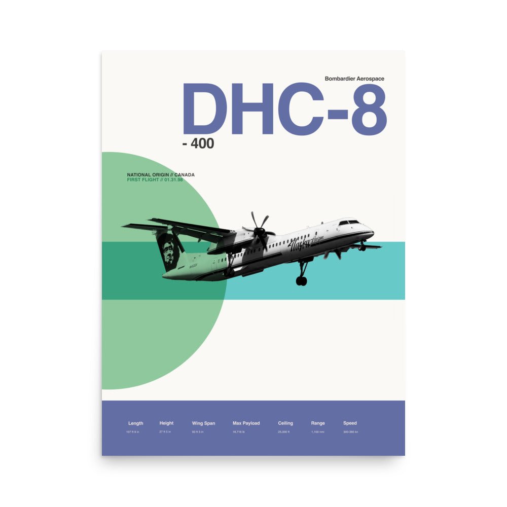DHC - 8 400 - 08 Left