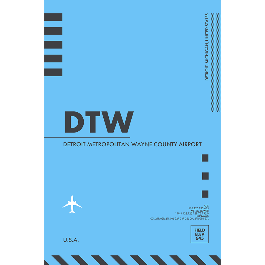 DTW CODE | DETROIT – 08 Left