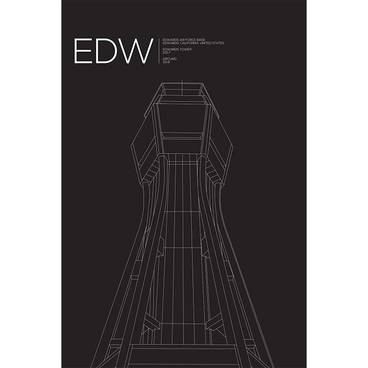 EDW | EDWARDS AFB TOWER - 08 Left