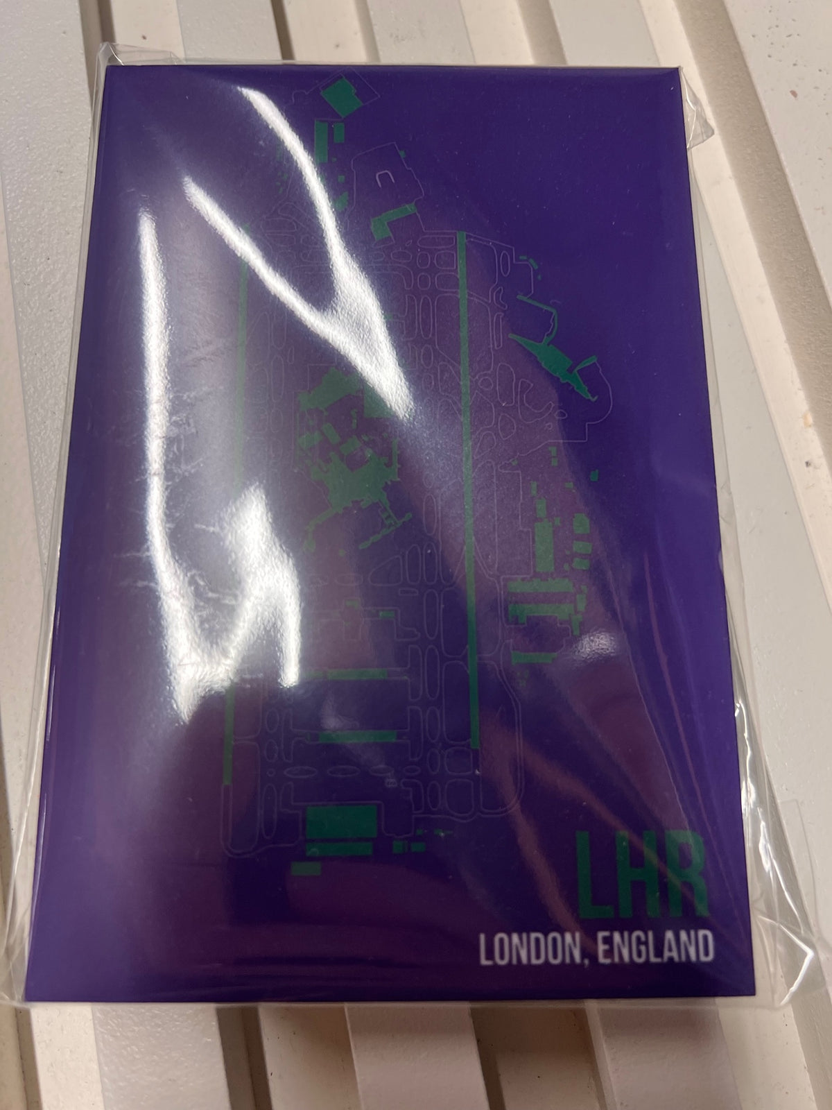 LHR London 4 x 6 Metal Clearance, the actual item