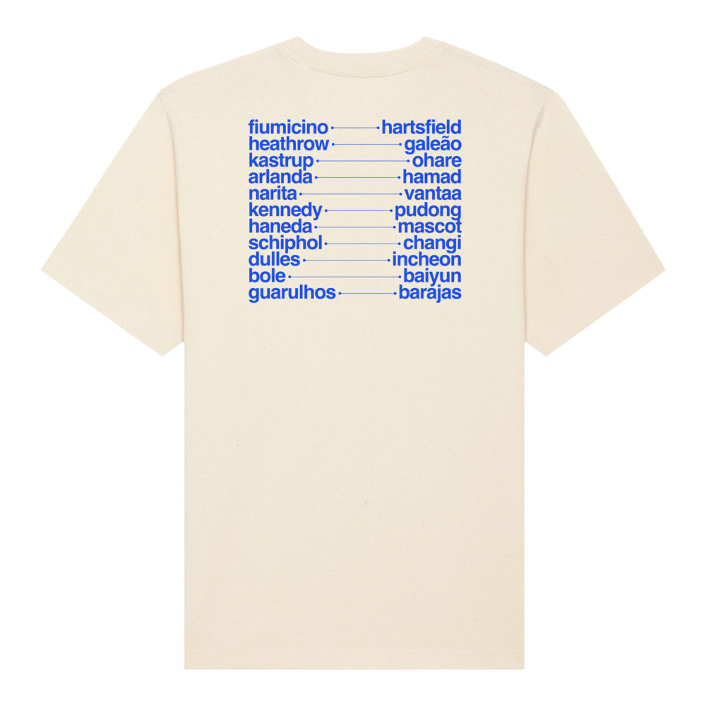 fly tee in natural, back