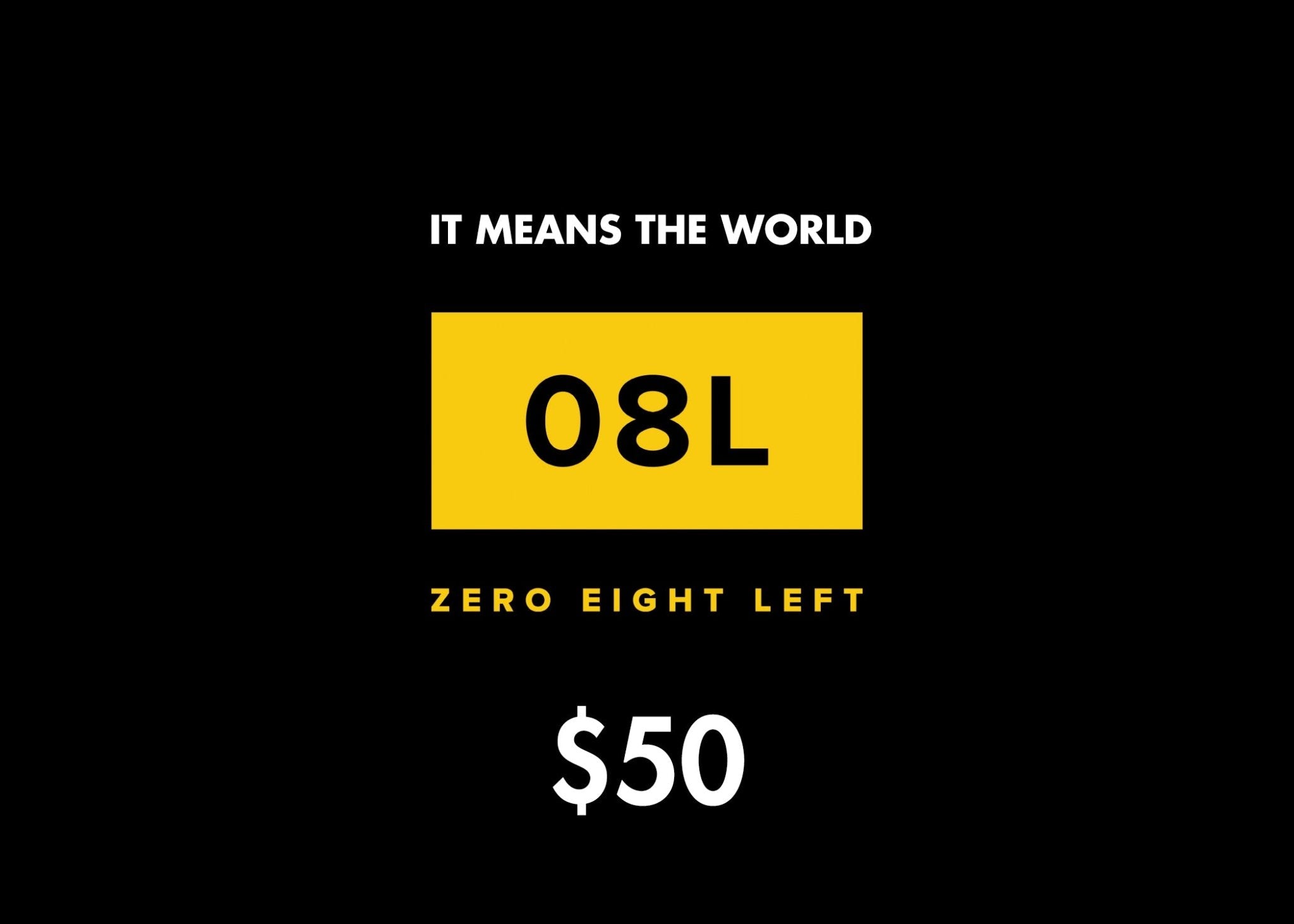 Gift card - 08 Left