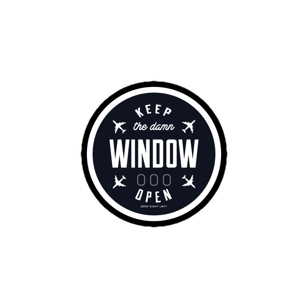 Open the Window Sticker