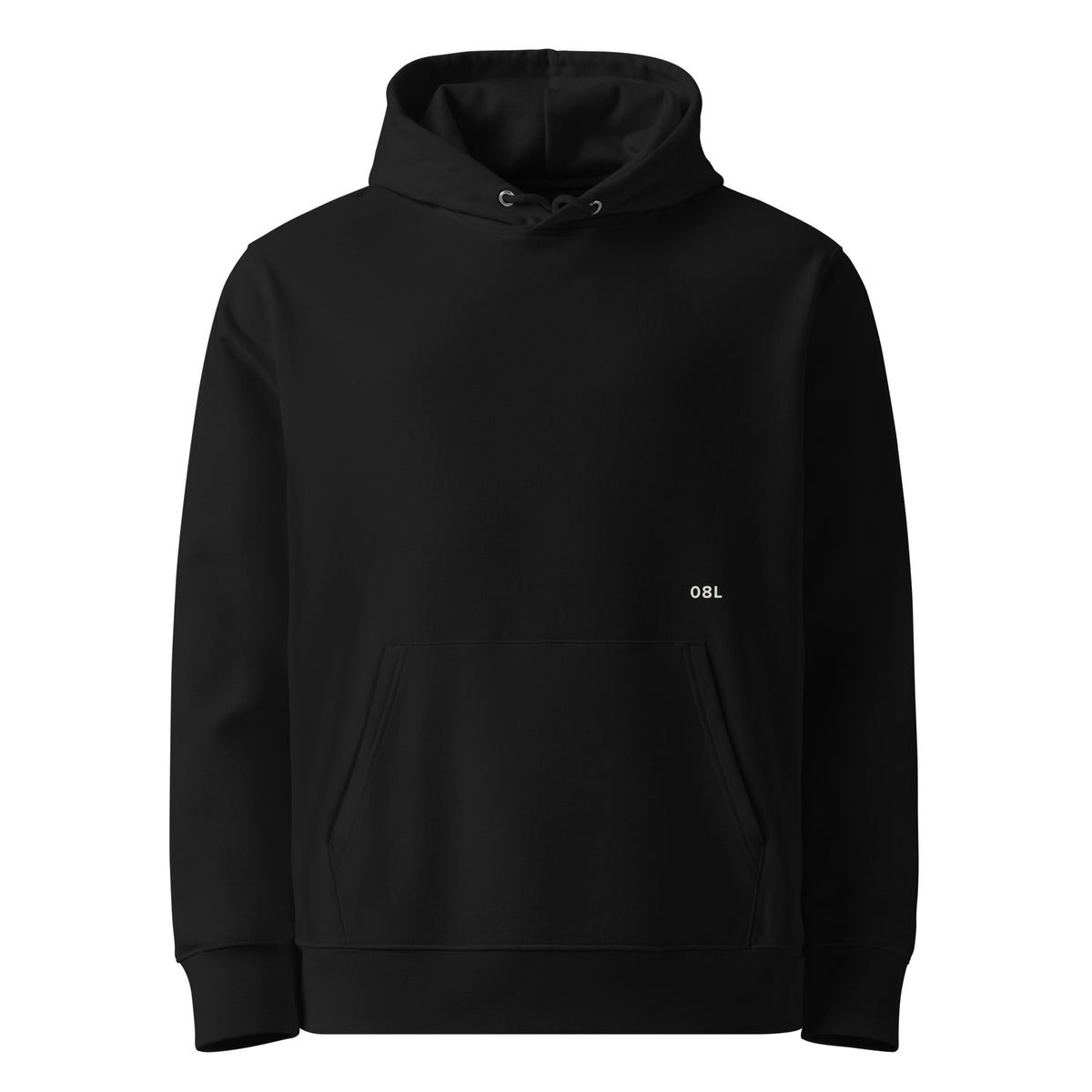 Language of Runways hoodie in black, front