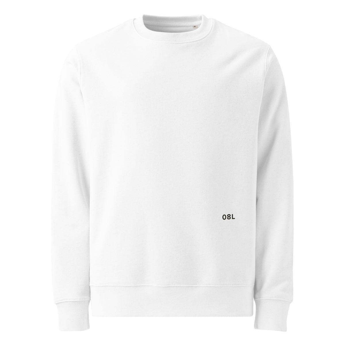 Language of Runways sweatshirt in white, front