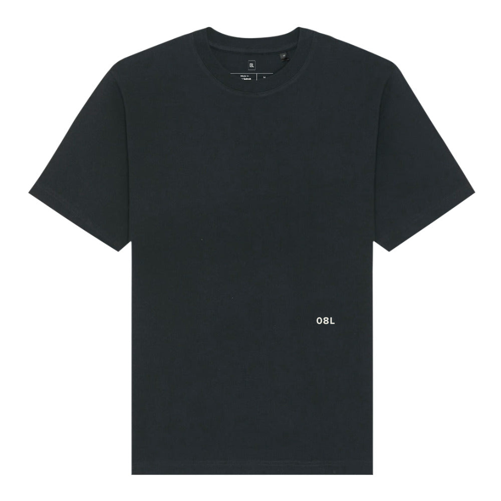 Language of Runways tee in black, front