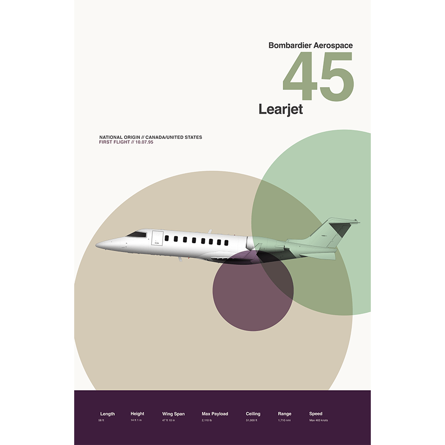 Learjet 45 - 08 Left