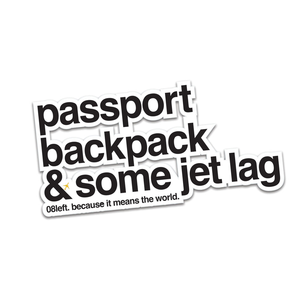 Passport Sticker - 08 Left