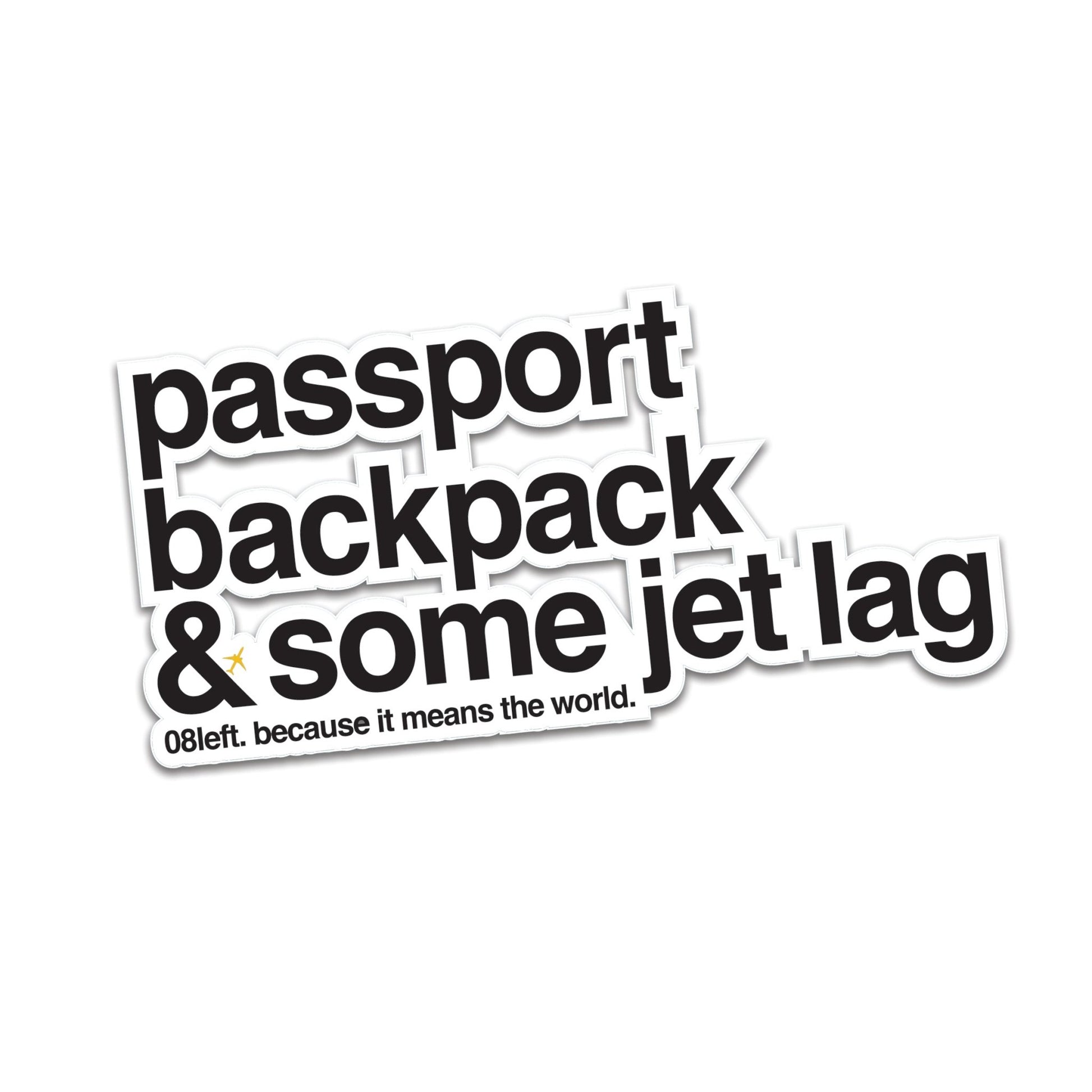 Passport Sticker - 08 Left