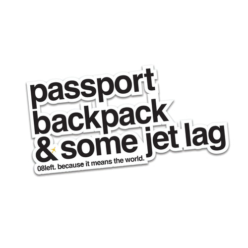 Passport Sticker - 08 Left