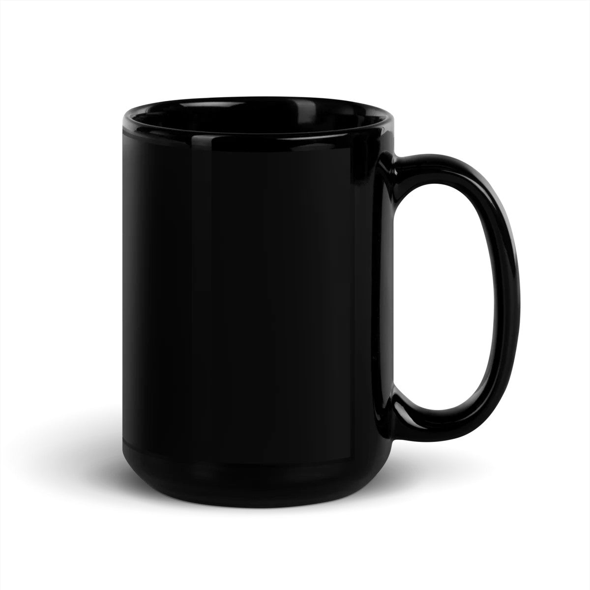 Custom Runway Mug, black, 15 oz