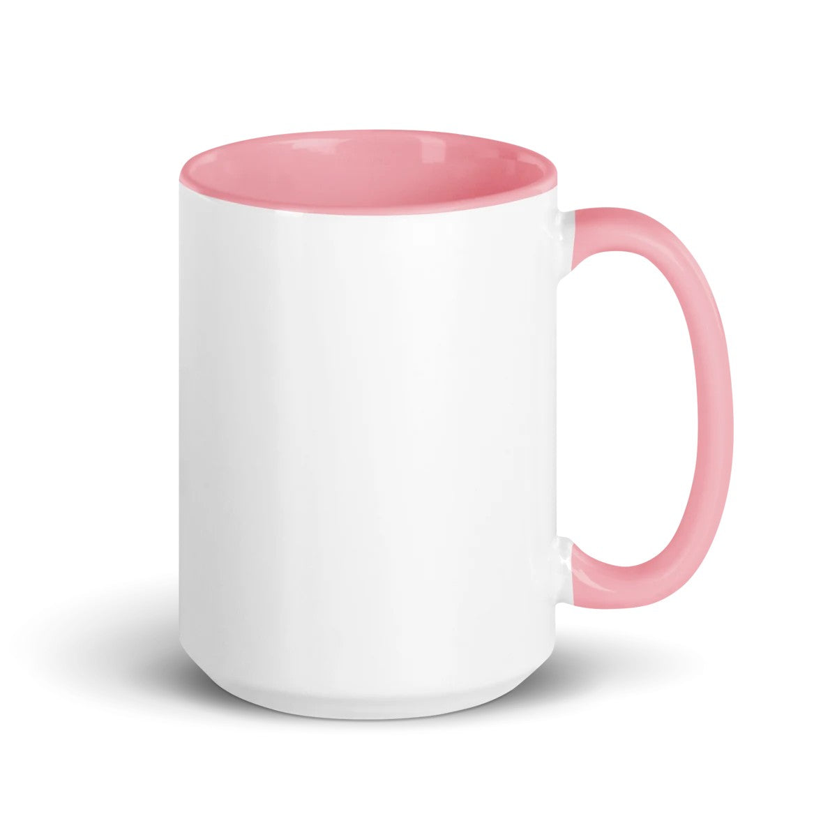 Custom Runway Mug, pink inside, 15 oz