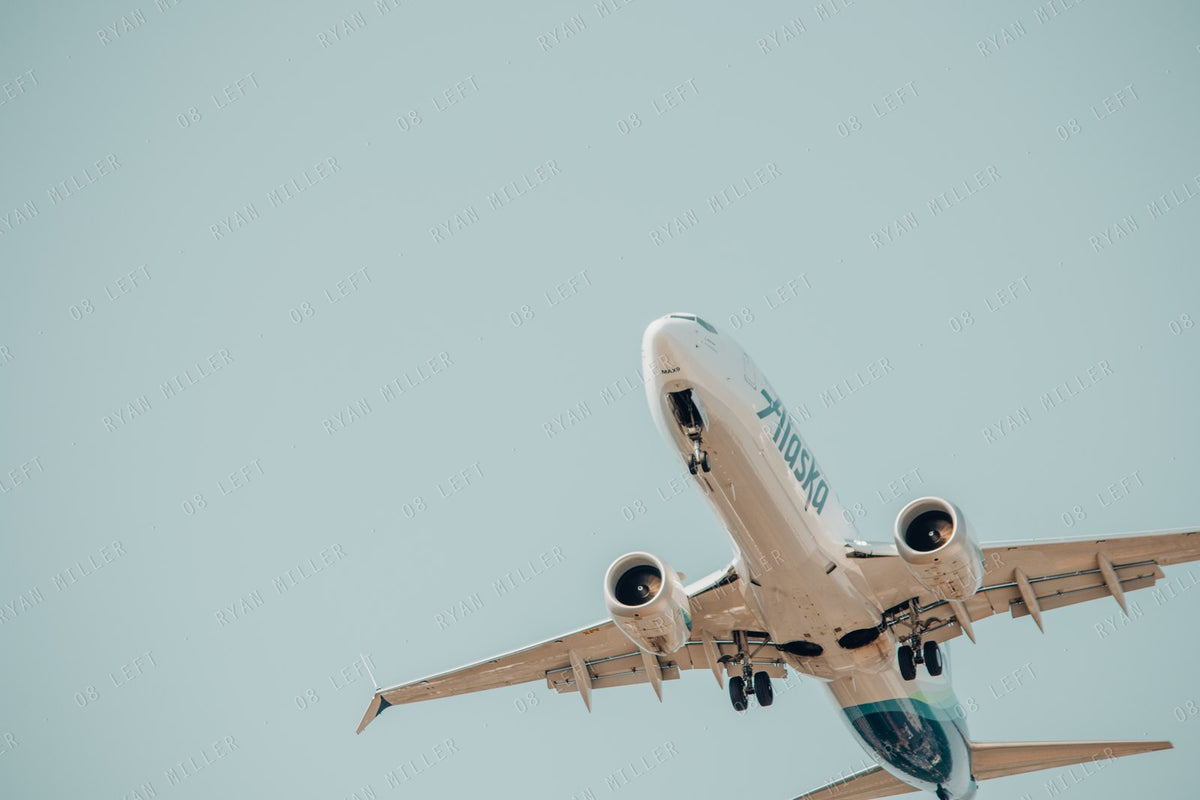 Alaska on Final, the photograph (watermarked preview)