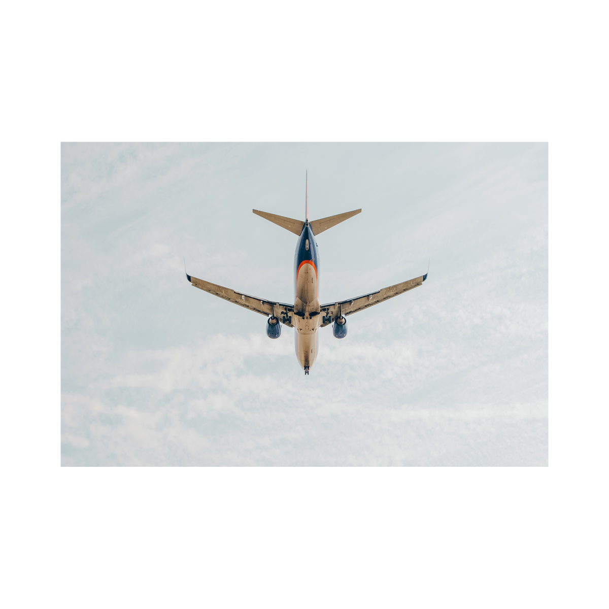 Overhead, the photograph