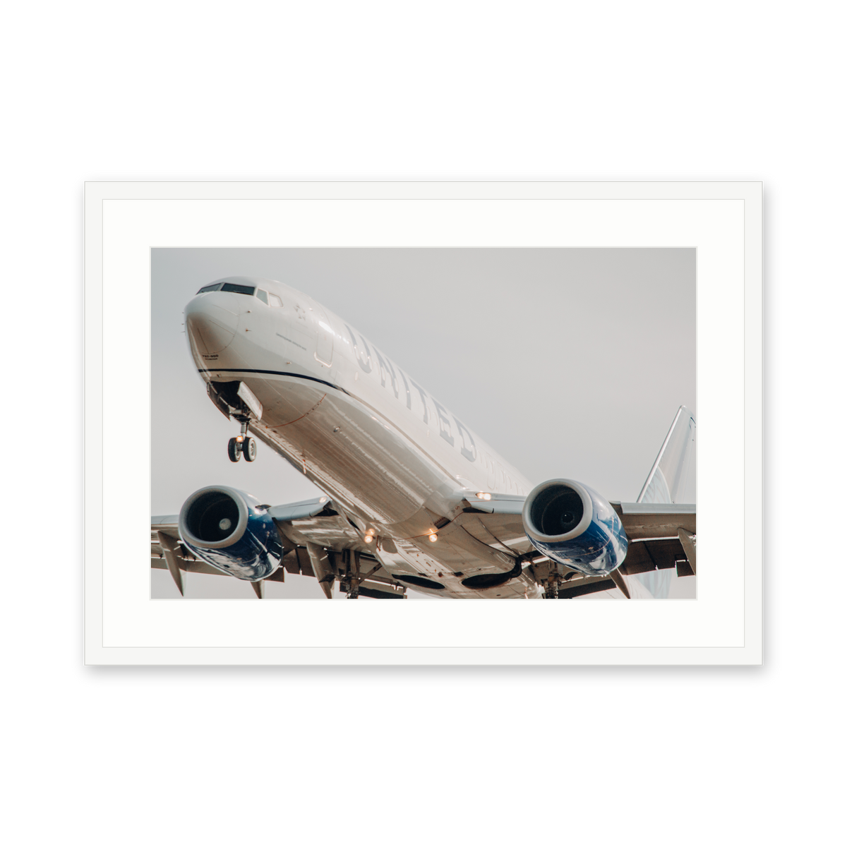 United Up Close, framed in white