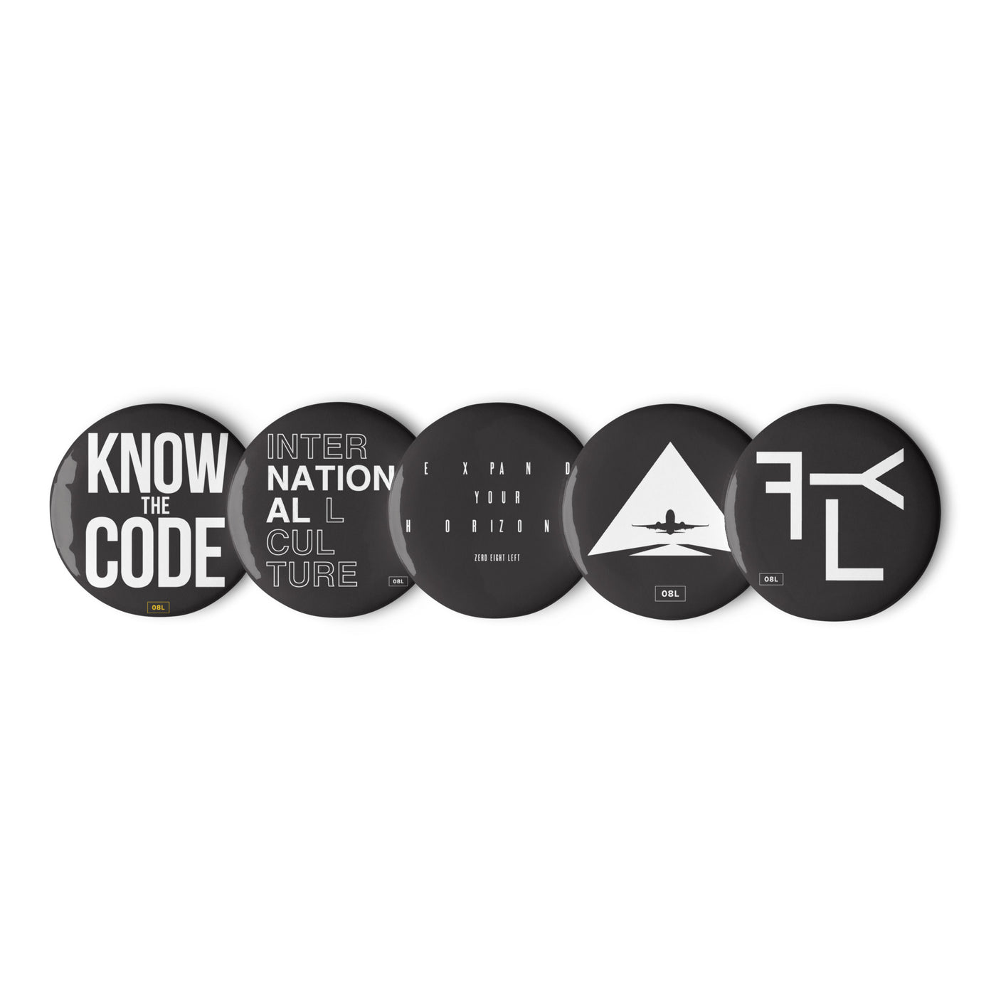 08L Vibes (Set of 5 buttons)