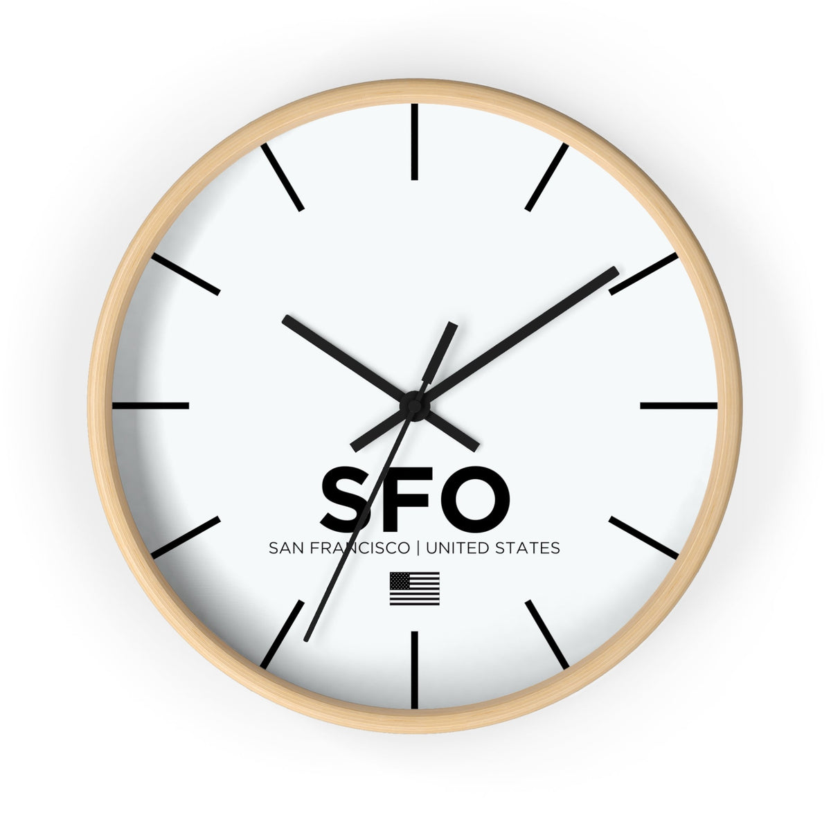 SFO WALL CLOCK - 08 Left