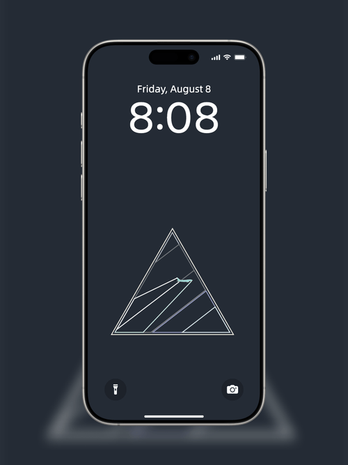 Triangle Wallpaper - 08 Left