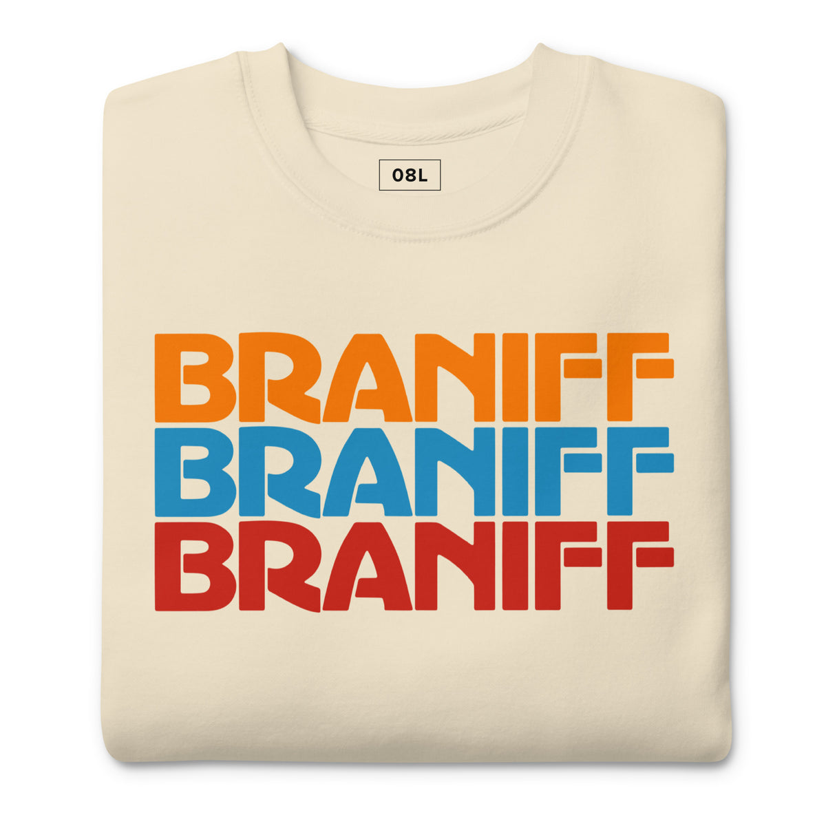 Braniff Retro Logo Premium Sweatshirt