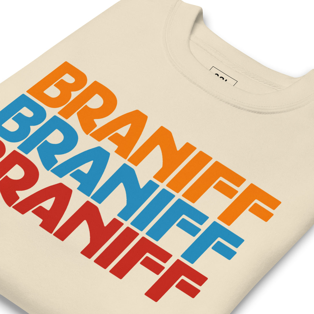 Braniff Retro Logo Premium Sweatshirt