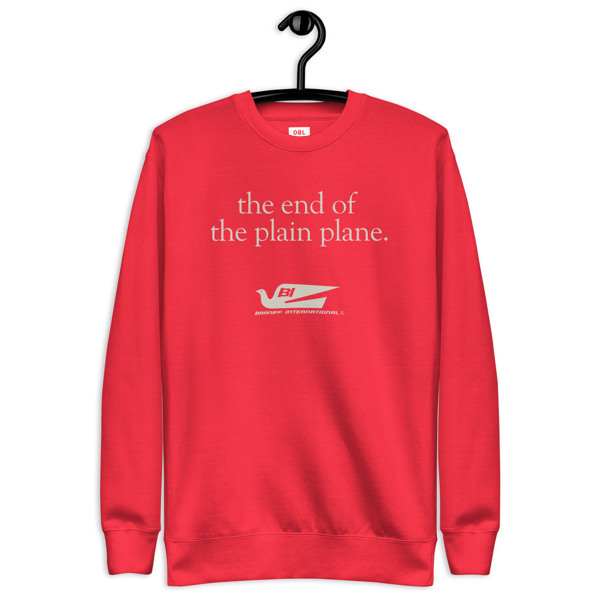 End of the Plain Plane Premium Sweatshirt