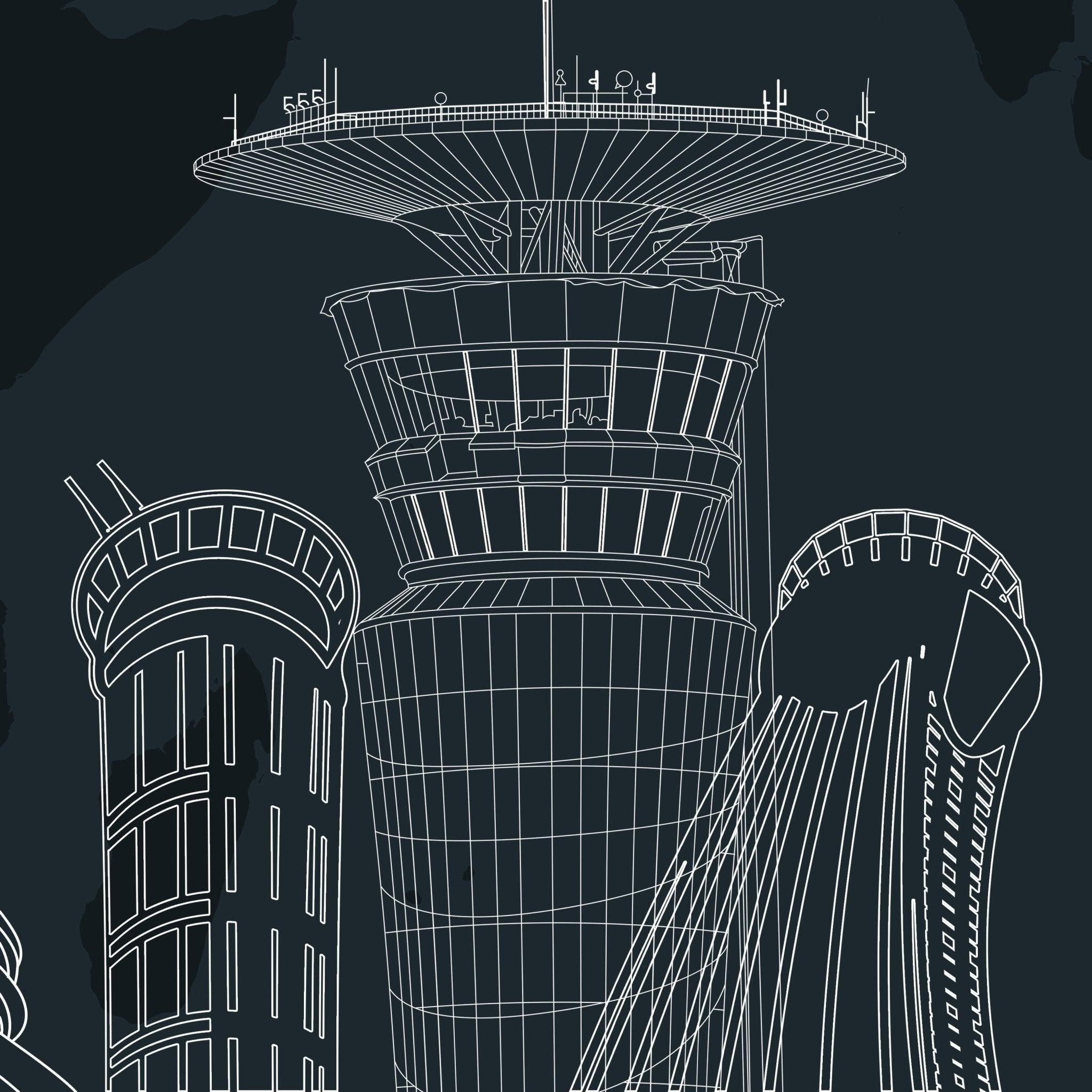 World Towers. '23 - 08 Left